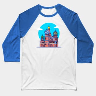 Saints Basil's Cathedral Baseball T-Shirt